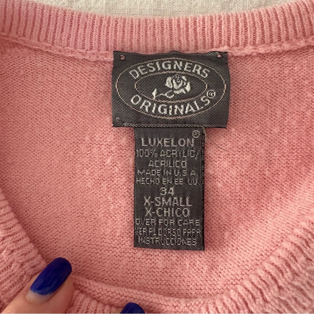 Vintage Short Sleeve Sweater - Picture 2 of 2